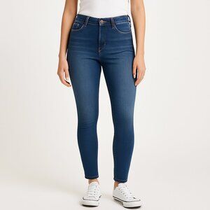 SONG Curvy High Rise Skinny Ankle Jeans Dark Wash 15/32